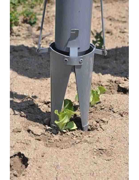 Kamikaze Plantadora Manual Hortalizas Pulmiplant de Doble Mango con Punta  Reforzada. Plantadora de Bulbos. Fácil Uso. Acero + Bellota 3003 Pincho